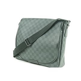 Louis Vuitton Messenger 10lk0107 Damier Graphite Daniel Mm Black Coated Canvas Laptop Bag