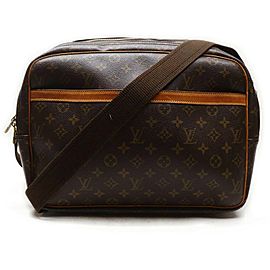 Louis Vuitton Monogram Reporter GM Crossbody Messenger Bag 862715