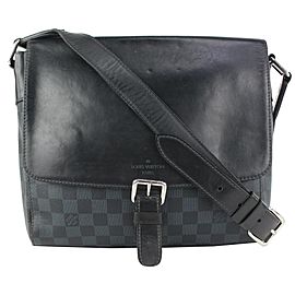 Louis Vuitton Damier Cobalt Newport PM Messenger Crossbody Bag 910lv90