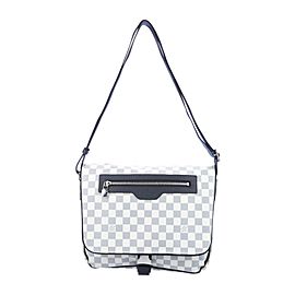 Louis Vuitton Neutral Damier Azur Cobalt Coastline Matchpoint Messenger 860661