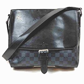 Louis Vuitton Navy Damier Cobalt Newport PM Messenger Crossbsody 860493