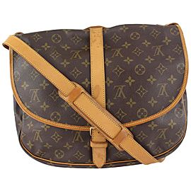 Louis Vuitton Monogram Saumur 35 Crossbody Messenger Bag 916lv100