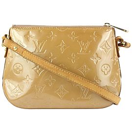 Louis Vuitton Noisette Monogram Vernis Minna Street Crossbody Bag 171lvs53