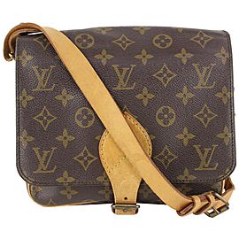 Louis Vuitton Monogram Cartouchiere MM Crossbody Bag 104lv41