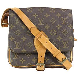 Louis Vuitton Monogram Cartouchiere MM Crossbody Bag 1L1020