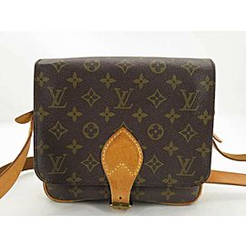 Louis Vuitton Monogram Cartouchiere MM Crossbody Flap Bag Cult Sierre 861698