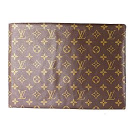 Louis Vuitton Monogram Folder Document Cover Holder 9l613