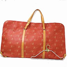 Louis Vuitton Monogram Lv Cup Kabul Cabourg 870823 Red Coated Canvas Weekend/Travel Bag