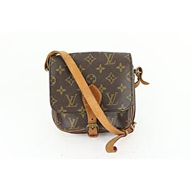 Louis Vuitton Monogram Mini Cartouchiere Crossbody Bag 604lvs615