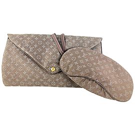 Louis Vuitton Monogram Sleeping Mask with Envelope Pouch Carrying Case 3LVA1116