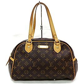 Louis Vuitton 858179 Monogram Montorgueil PM Bowler