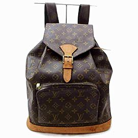 Louis Vuitton Monogram Montsouris GM Backpack Bookbag 860326