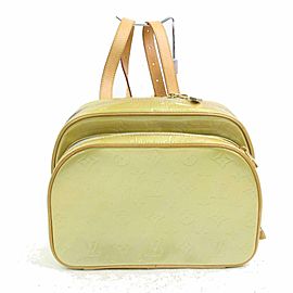 Louis Vuitton Murray Green Mini 870813 Green-silver Monogram Vernis Leather Backpack