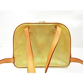 Louis Vuitton Green-Yellow Monogram Vernis Murray Mini Backpack 235740