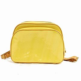 Louis Vuitton Yellow Monogram Vernis Murray Mini Backpack 871083