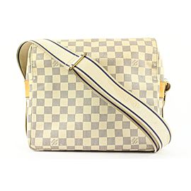 Louis Vuitton Damier Azur Naviglio Crossbody Messenger Bag 622lvs316