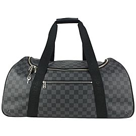 Louis Vuitton Black Damier Graphite Neo Eole 55 Rolling Duffle Trolley 825lv60