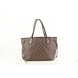 Louis Vuitton Small Damier Ebene Neverfull PM Tote Bag 646lvs617