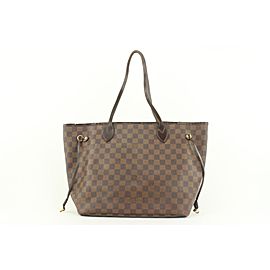 Louis Vuitton Damier Ebene Neverfull MM Tote Bag