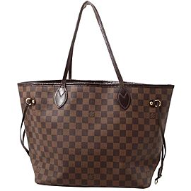 Louis Vuitton Damier Ebene Neverfull MM Tote Bag 862155