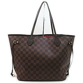 Louis Vuitton Damier Ebene Neverfull MM Tote Bag 862247