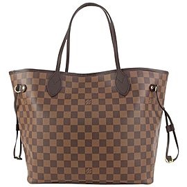 Louis Vuitton Damier Ebene Neverfull MM Tote Bag 920lv47