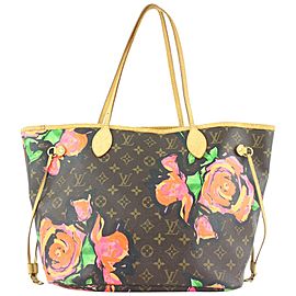 Louis Vuitton Stephen Sprouse Roses Graffiti Neverfull MM Tote Bag 260lvs56