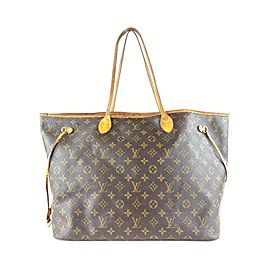 Louis Vuitton Large Monogram Neverfull GM Tote Bag 10LVS28