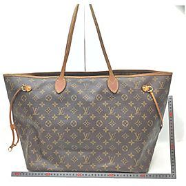 Louis Vuitton Large Monogram Neverfull GM Tote Bag