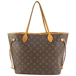 Louis Vuitton Medium Monogram Neverfull MM Tote Bag 121lv36