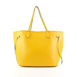 Louis Vuitton Mimosa Yellow Epi Leather Neverfull MM Tote Bag 860858