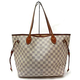 Louis Vuitton Damier Azur Neverfull MM Tote 860609