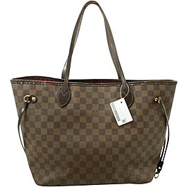 Louis Vuitton Damier Ebene Neverfull MM Tote 861372