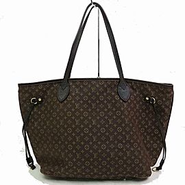 Louis Vuitton Monogram Ebene Mini Lin Idylle Neverfull MM 871291