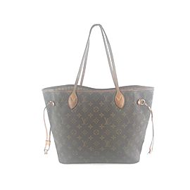 Louis Vuitton Neverfull Monogram Mm 1le1226 Brown Coated Canvas Tote