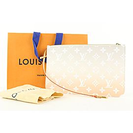 Louis Vuitton Brume Peach Mist Monogram By the Pool Neverfull Pochette Bag 27lvs422