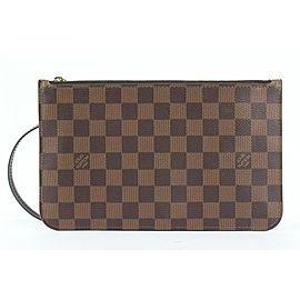 Louis Vuitton Damier Ebene Neverfull Pochette MM or GM Wristlet bag