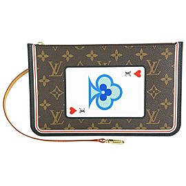 Louis Vuitton Game On Monogram Neverfull Pochette GM Wristlet Pouch 82100