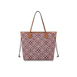 Louis Vuitton Rare Limited Red Bordeaux Since 1854 Neverfull MM Tote 861058