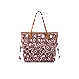 Louis Vuitton Since 1854 Red Bordeaux Neverfull MM Tote 861061