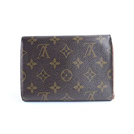 Louis Vuitton Papier Bifold Flap Wallet 17lr0320 Brown Monogram Canvas Clutch