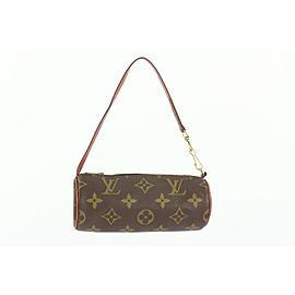 Louis Vuitton Monogram Mini Papillon Wristlet Bag 902lvs413