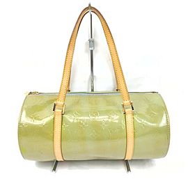 Louis Vuitton Green Monogram Vernis Bedford Papillon Barrely Cyllinder Bag 861778