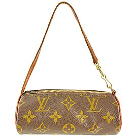 Louis Vuitton Mini Monogram Papillon Wristlet Bag 24L858