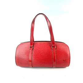 Louis Vuitton Red Epi Leather Soufflot Papillon Bag 857663