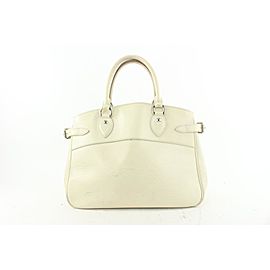 Louis Vuitton White Epi Leather Passy PM Bag 672lvs618