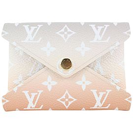 Louis Vuitton Peach Mist Monogram By The Pool Kirigami Envelope Pouch PM Small 796lv