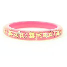 Louis Vuitton Rose Pop Inclusion Bangle Bracelet Bangle Cuff 2LV1026