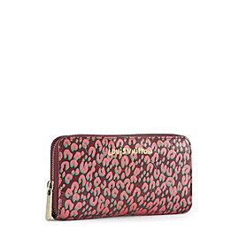 Louis Vuitton Sprouse Leopard Zippy Long Wallet Monogram Vernis Pink 859724