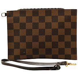 Louis Vuitton Ultra Rare Damier Ebene Accessories Pouch Wristlet Poche 861075